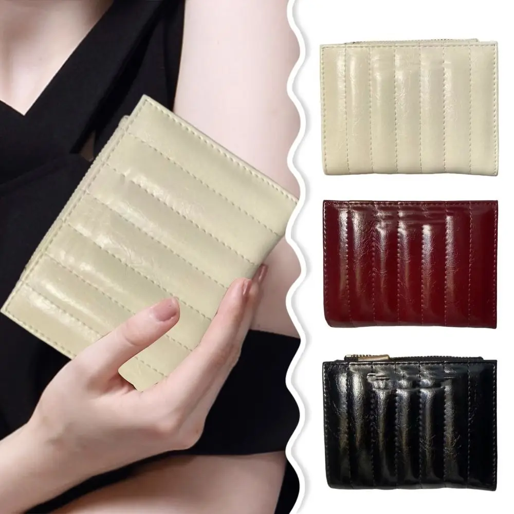 New Multi-Card Wallet PU Leather Vertical Striped Coin Purse Waterproof Card Wallets
New Multi-Card Wallet PU Leather Vertical Striped Coin Purse Waterproof Card Wallets