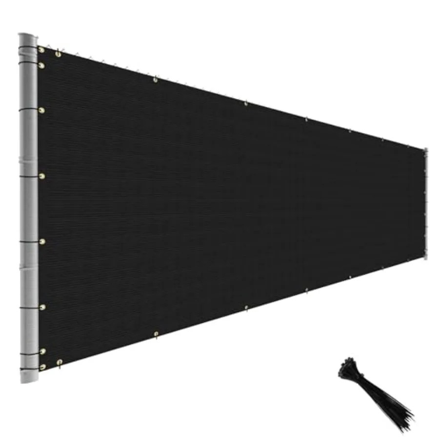 Затемняющая сетка для забора черная, 1,22 м x 15,24 м, уличная затеняющая сетка с люверсами, 150 GSM, временное покрытие для забора с крепежными стяжками, сетка N
Затемняющая сетка для забора черная, 1,22 м x 15,24 м, уличная затеняющая сетка с люверсами, 150 GSM, временное покрытие для забора с крепежными стяжками, сетка N