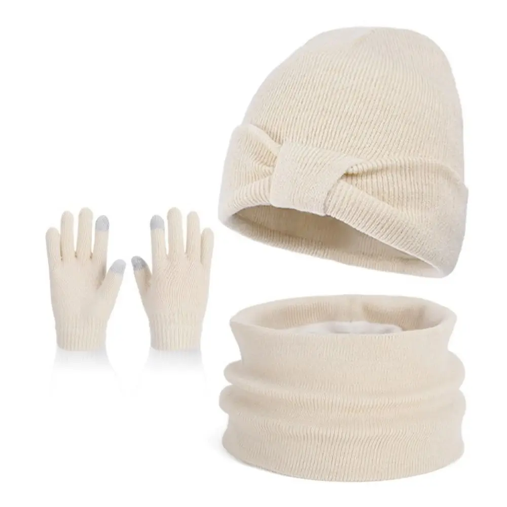 3Pcs/Set Solid Color Knitted Hats Warm Thicken Knitted Children Hat Scarfs Gloves Set Windproof Pompom Winter Beanie
3Pcs/Set Solid Color Knitted Hats Warm Thicken Knitted Children Hat Scarfs Gloves Set Windproof Pompom Winter Beanie