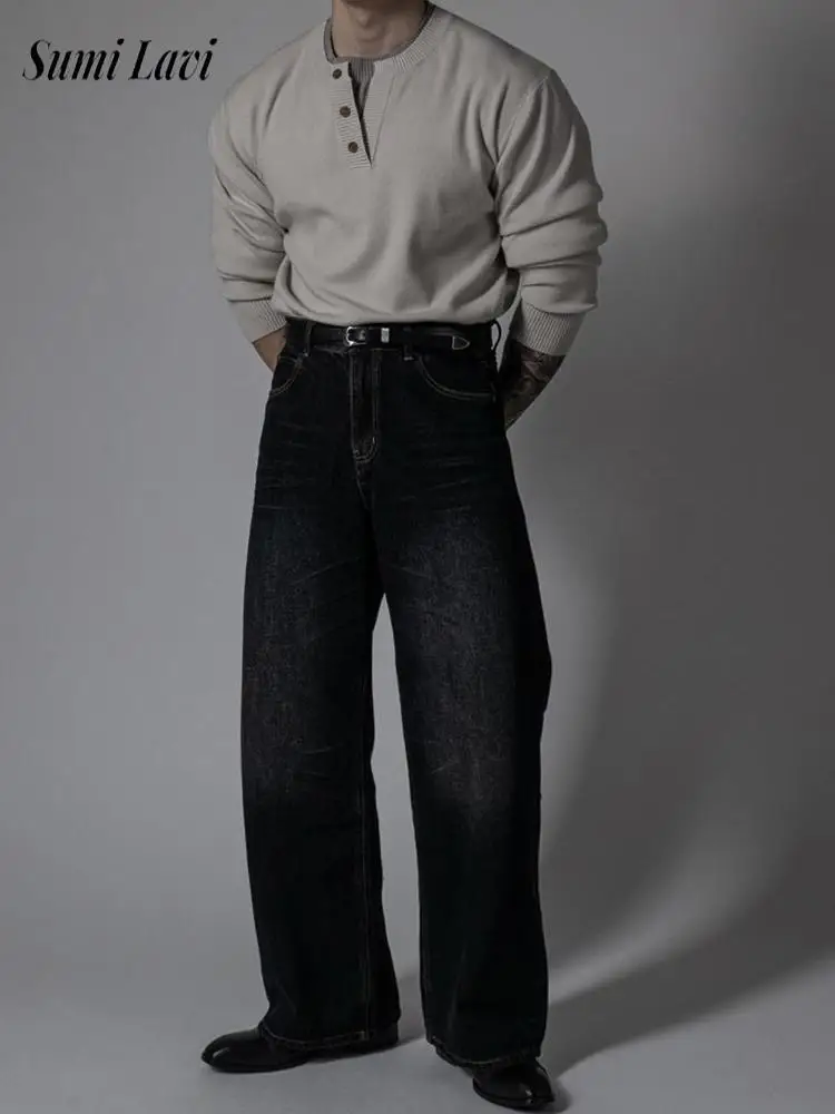 Trendy Henley Neck Buttoned Sweater For Mens 2026 Spring Fall Casual Solid Color Knit Jumpers Men Vintage Long Sleeve T Shirts
Trendy Henley Neck Buttoned Sweater For Mens 2026 Spring Fall Casual Solid Color Knit Jumpers Men Vintage Long Sleeve T Shirts