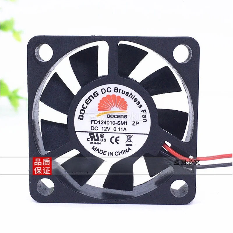 HJY 1 piece DOCENG FD124010-SM1 DC12V 0.11A 2-wire cooling fan 4010 4cm
HJY 1 piece DOCENG FD124010-SM1 DC12V 0.11A 2-wire cooling fan 4010 4cm