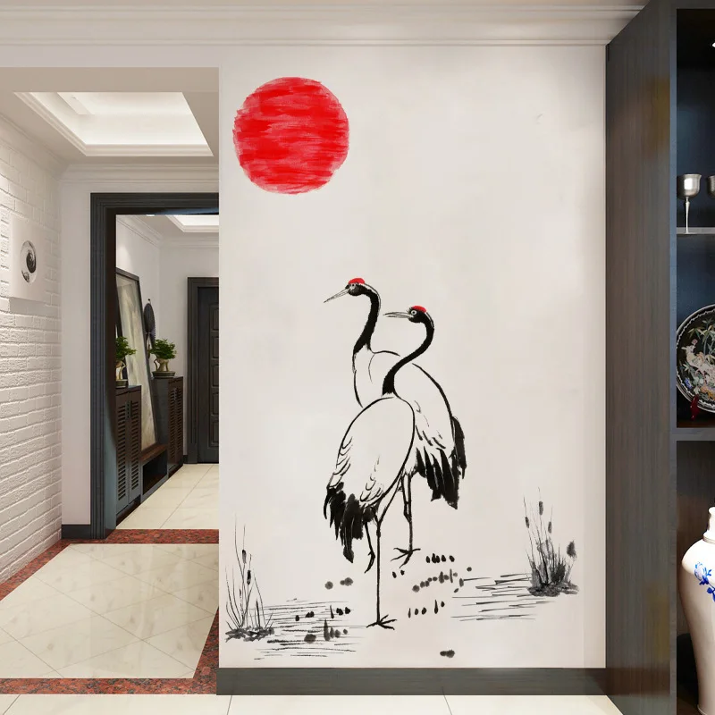 Chinese Style Red-crowned Crane Wall Stickers Living Room Bedroom Decor Aesthetic Vintage Home Office Decals Wallstickers
Chinese Style Red-crowned Crane Wall Stickers Living Room Bedroom Decor Aesthetic Vintage Home Office Decals Wallstickers
