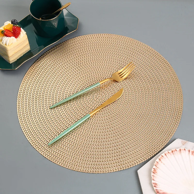 6/4PCS Round Placemats Restaurant Dinning Table Wheat Ear Pattern Decoration Mat Hollow PVC Wheat Meal Tablemat Steak Plate Pad
6/4PCS Round Placemats Restaurant Dinning Table Wheat Ear Pattern Decoration Mat Hollow PVC Wheat Meal Tablemat Steak Plate Pad