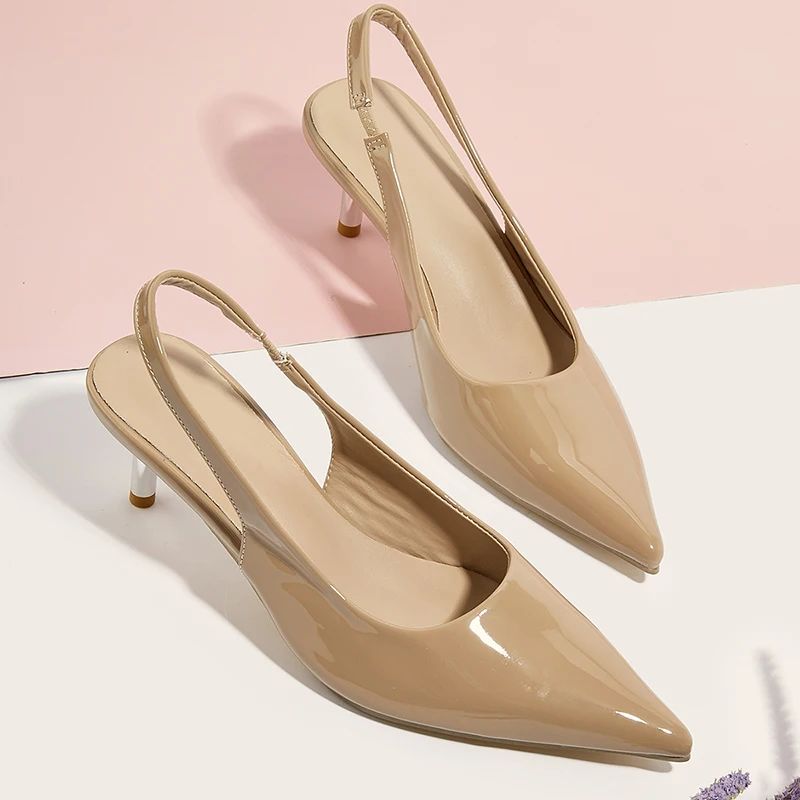Women Sandals Pointed Elastic Strap Stiletto Dress Elegant Wedding Party Shoes For Women's Pumps High Heels Summer Classic Sexy
Women Sandals Pointed Elastic Strap Stiletto Dress Elegant Wedding Party Shoes For Women's Pumps High Heels Summer Classic Sexy