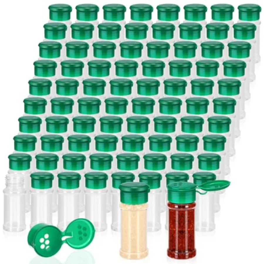 100 Pcs Plastic Spice Bottles Spice Jars with Cap Seasoning Jars Shaker 2 Oz/ 60ml Clear Bottle Containers with Shaker Lids for
100 Pcs Plastic Spice Bottles Spice Jars with Cap Seasoning Jars Shaker 2 Oz/ 60ml Clear Bottle Containers with Shaker Lids for