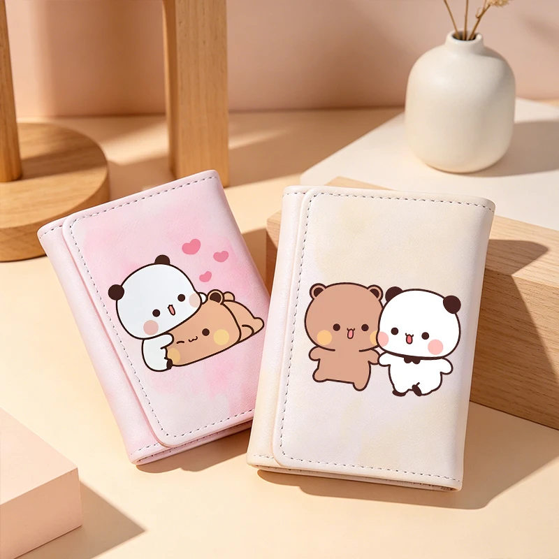 Yier Bear Panda Three Fold PU Wallet Bubu Dudu Wallet Women Card Bag Cute Cartoon Money Bag Female Credit Card Holder Coin Purse
Yier Bear Panda Three Fold PU Wallet Bubu Dudu Wallet Women Card Bag Cute Cartoon Money Bag Female Credit Card Holder Coin Purse