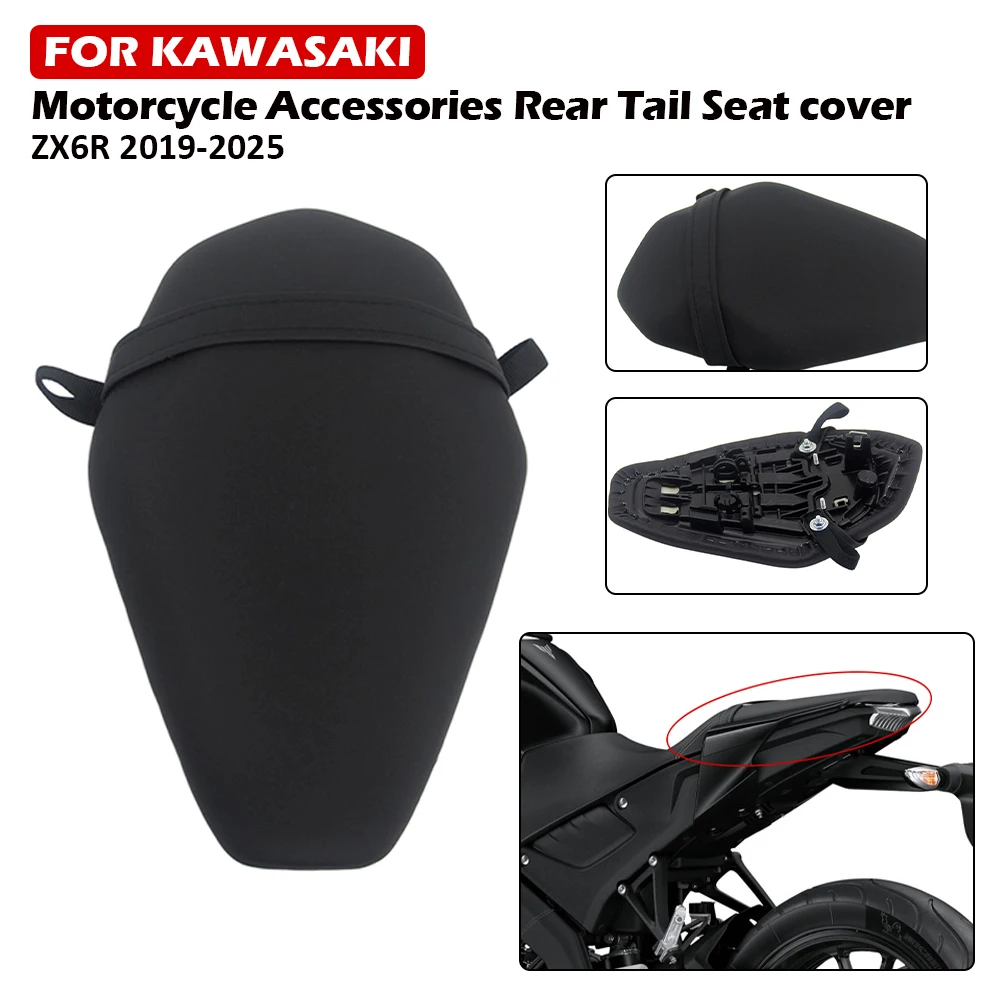 Motorcycle Black Passenger Rear Seat Pillion Cushion Fit For KAWASAKI ZX6R 2019 2020 2021 2022 2023 2024 ZX-6R 2025
Motorcycle Black Passenger Rear Seat Pillion Cushion Fit For KAWASAKI ZX6R 2019 2020 2021 2022 2023 2024 ZX-6R 2025