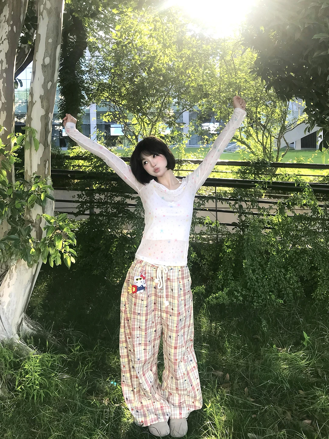Dopamine Color Block Plaid Wide Leg Pants Men Women Casual Straight Leg Trousers Autumn Season Comfortable Loose Fit Trousers
Dopamine Color Block Plaid Wide Leg Pants Men Women Casual Straight Leg Trousers Autumn Season Comfortable Loose Fit Trousers