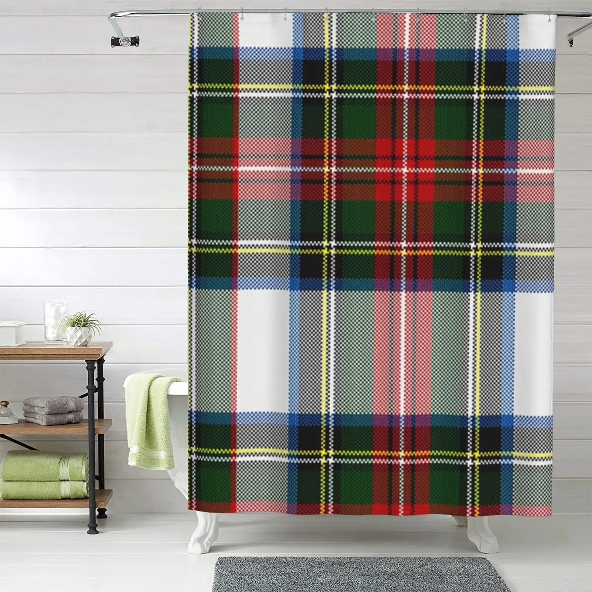 Занавеска для душа Clan Stewart с клетчатым узором в стиле тартан, полиэстеровая, водонепроницаемая, для ванной комнаты, с крючками
Занавеска для душа Clan Stewart с клетчатым узором в стиле тартан, полиэстеровая, водонепроницаемая, для ванной комнаты, с крючками