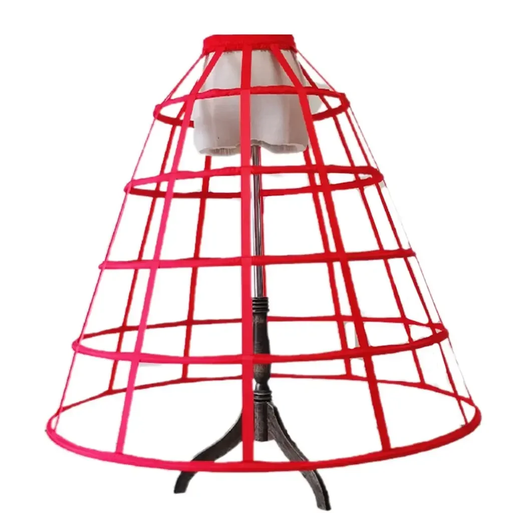 Discount Hollow Out Caged 5-Hoop Bustle Victorian Petticoat Skirt Wedding Bridal Dress Cosplay Pannier Crinoline Underskirt
Discount Hollow Out Caged 5-Hoop Bustle Victorian Petticoat Skirt Wedding Bridal Dress Cosplay Pannier Crinoline Underskirt