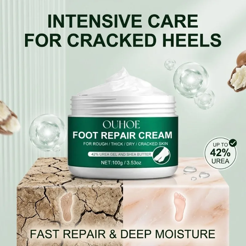 42% Urea Foot Repair Cream With Shea Butter Repairs Cracked Heels Relieves Dryness Moisturizing Exfoliating Lotion For Foot Skin
42% Urea Foot Repair Cream With Shea Butter Repairs Cracked Heels Relieves Dryness Moisturizing Exfoliating Lotion For Foot Skin