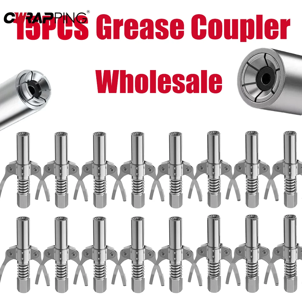 1/3/5/10/15 шт., смазочная муфта, оптовая продажа, 10000PSI, сверхмощный быстроразъемный масляный пистолет, муфта, масляный насос, инструмент для ремонта смазочного пистолета
1/3/5/10/15 шт., смазочная муфта, оптовая продажа, 10000PSI, сверхмощный быстроразъемный масляный пистолет, муфта, масляный насос, инструмент для ремонта смазочного пистолета