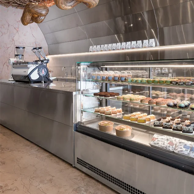 Bakery Shop Cake Bread Wood Display Cabinet Shelf Showcase Stand Customized Display Cabinet and Showcase for Bakery Shop
Bakery Shop Cake Bread Wood Display Cabinet Shelf Showcase Stand Customized Display Cabinet and Showcase for Bakery Shop