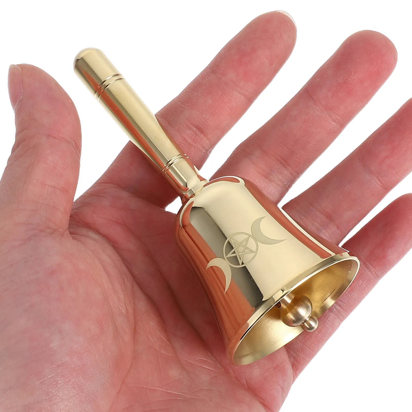 Brass Small Hand Bell Vintage Triple Moon Phase Elegant Design Home Decoration Service Bell Meditation Tarot Divination
Brass Small Hand Bell Vintage Triple Moon Phase Elegant Design Home Decoration Service Bell Meditation Tarot Divination
