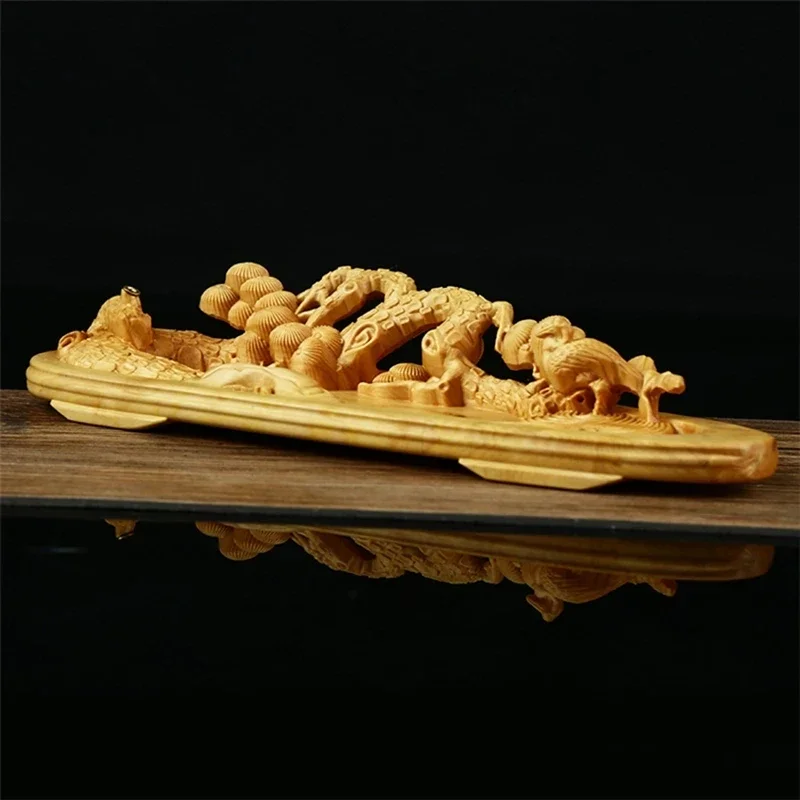 19.5*7*4cm Handmade Boxwood Exquisite Carving Long Life Putting Home Office Car Decorate Insert Incense Burner
19.5*7*4cm Handmade Boxwood Exquisite Carving Long Life Putting Home Office Car Decorate Insert Incense Burner