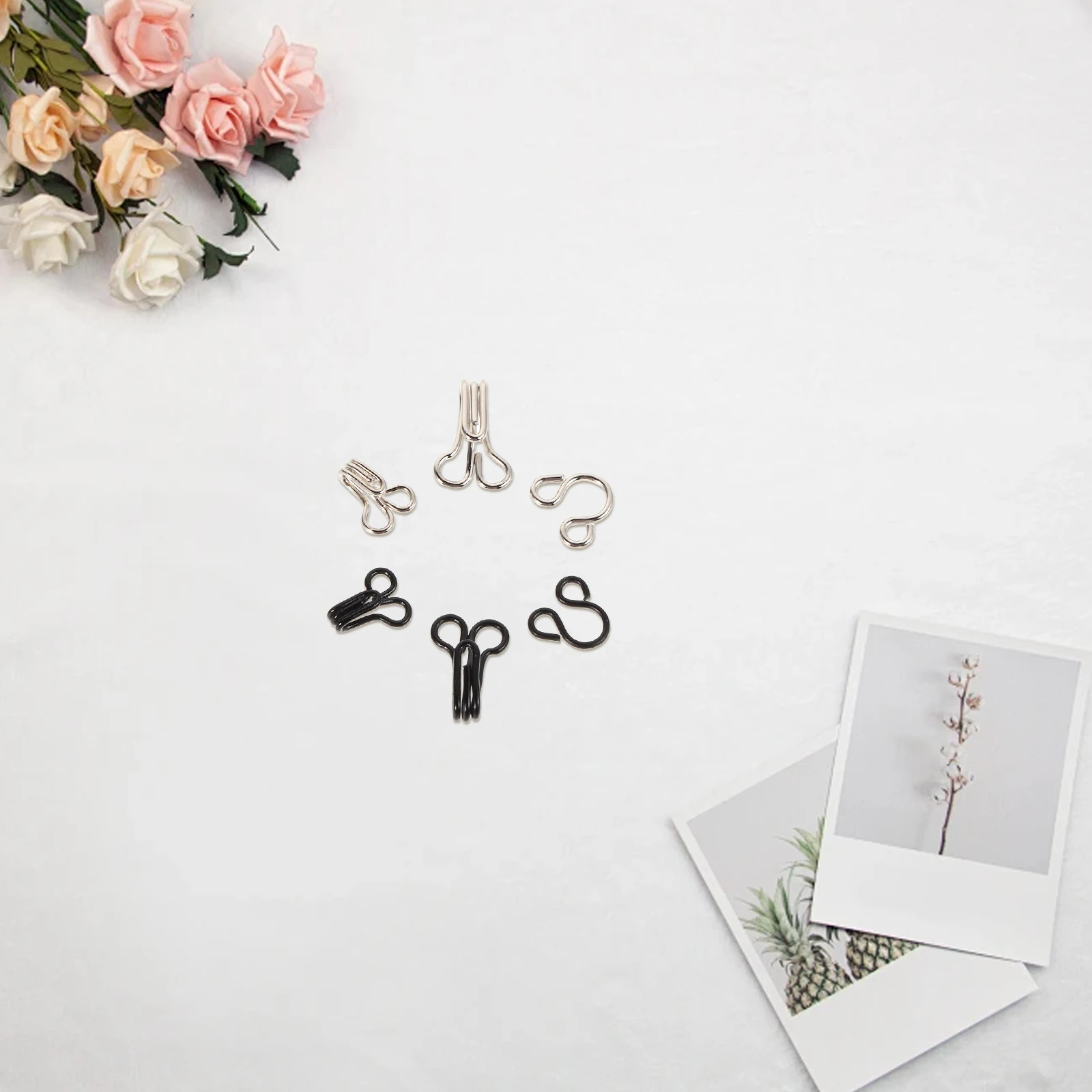 60 Pcs Metal Invisible Hook Buckle Clothing Clasp Dress Clips Adjustable Replacement Back Straps Silver Buttons T Shirt Rings
60 Pcs Metal Invisible Hook Buckle Clothing Clasp Dress Clips Adjustable Replacement Back Straps Silver Buttons T Shirt Rings