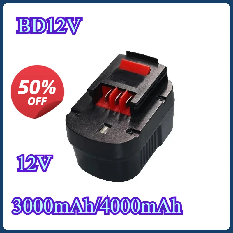 12V 4000/3000mAh for Black & Decker A12 A12ex Fsb12 FS120b A1712 HP12k HP12 Replaced BY Ni-MH Battery
12V 4000/3000mAh for Black & Decker A12 A12ex Fsb12 FS120b A1712 HP12k HP12 Replaced BY Ni-MH Battery