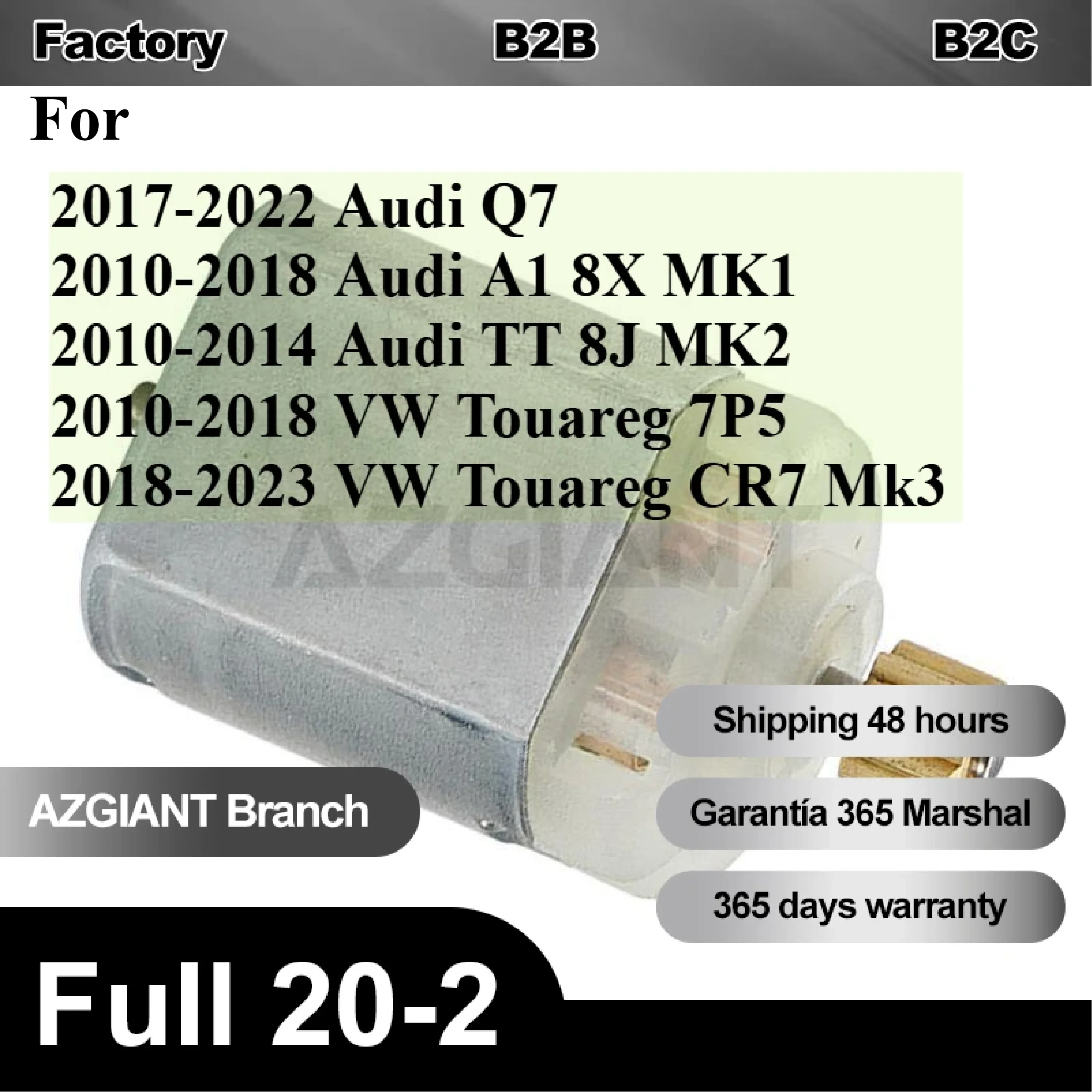 Central Control Moter for Audi Q7 A1 TT 8J MK2 VW Touareg 7P5 Touareg CR7 Mk3 Door Lock Latch Actuator Motor
Central Control Moter for Audi Q7 A1 TT 8J MK2 VW Touareg 7P5 Touareg CR7 Mk3 Door Lock Latch Actuator Motor