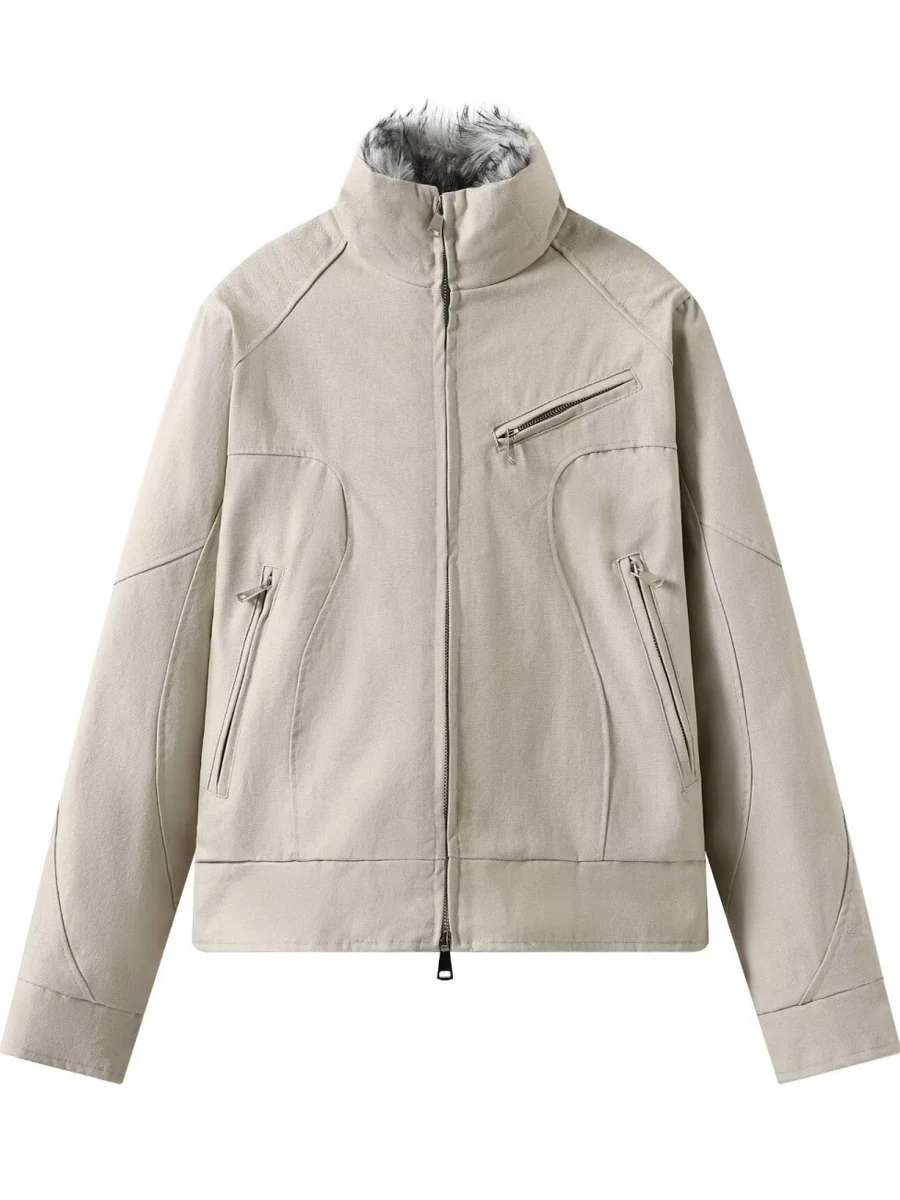 Мужская повседневная утепленная куртка с воротником-стойкой, зимняя теплая хлопковая верхняя одежда свободного кроя с множеством карманов, модное брендовое пальто
Мужская повседневная утепленная куртка с воротником-стойкой, зимняя теплая хлопковая верхняя одежда свободного кроя с множеством карманов, модное брендовое пальто