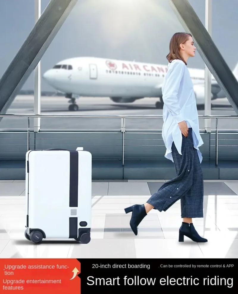 【Best-selling】Intelligent Electric Luggage Compartment Automatic Follow Boarding Trolley Box Alternative Travel Traveling Suitca
【Best-selling】Intelligent Electric Luggage Compartment Automatic Follow Boarding Trolley Box Alternative Travel Traveling Suitca