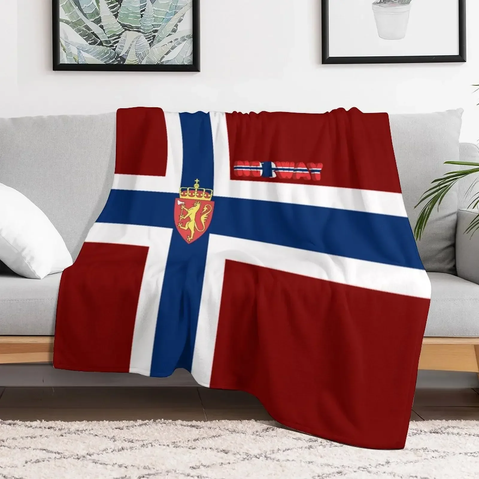 Norwegian flag with coat of arms Throw Blanket Sofa Flannel For Decorative Sofa Blankets
Norwegian flag with coat of arms Throw Blanket Sofa Flannel For Decorative Sofa Blankets