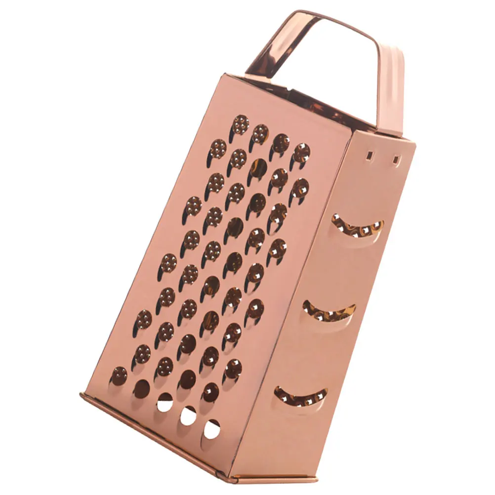 Stainless Steel Grater Vegetable Slicer Cheese Kitchen Tool Rose Gold Handle Multi Function Food Grater For Household Easy
Stainless Steel Grater Vegetable Slicer Cheese Kitchen Tool Rose Gold Handle Multi Function Food Grater For Household Easy