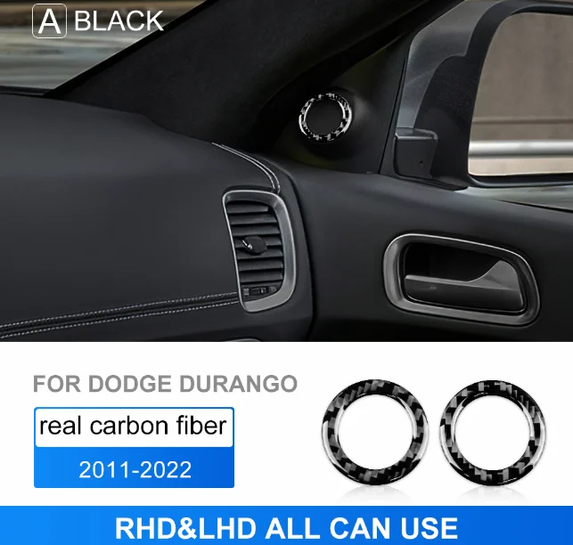Car Door Triangle Window Speaker Ring Trim Real 3D Carbon Fiber Sticker for Dodge Durango 2011-2022 Interior Upgrade Kit
Car Door Triangle Window Speaker Ring Trim Real 3D Carbon Fiber Sticker for Dodge Durango 2011-2022 Interior Upgrade Kit