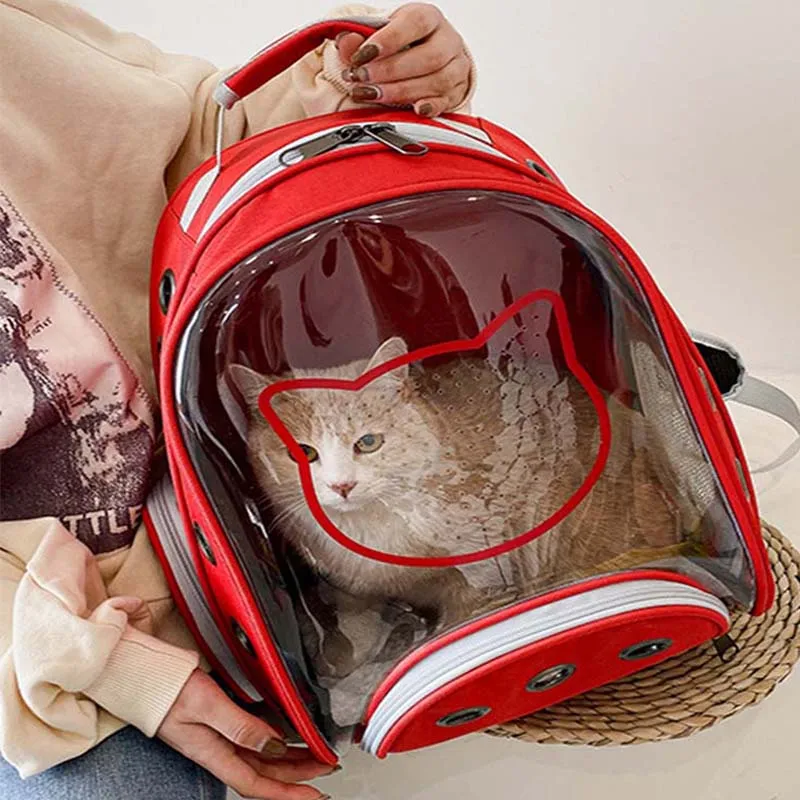1PC New Oxford cloth cat backpack carrier transparent space transportin gato desig cat bag ins travel portable puppy carrier
1PC New Oxford cloth cat backpack carrier transparent space transportin gato desig cat bag ins travel portable puppy carrier