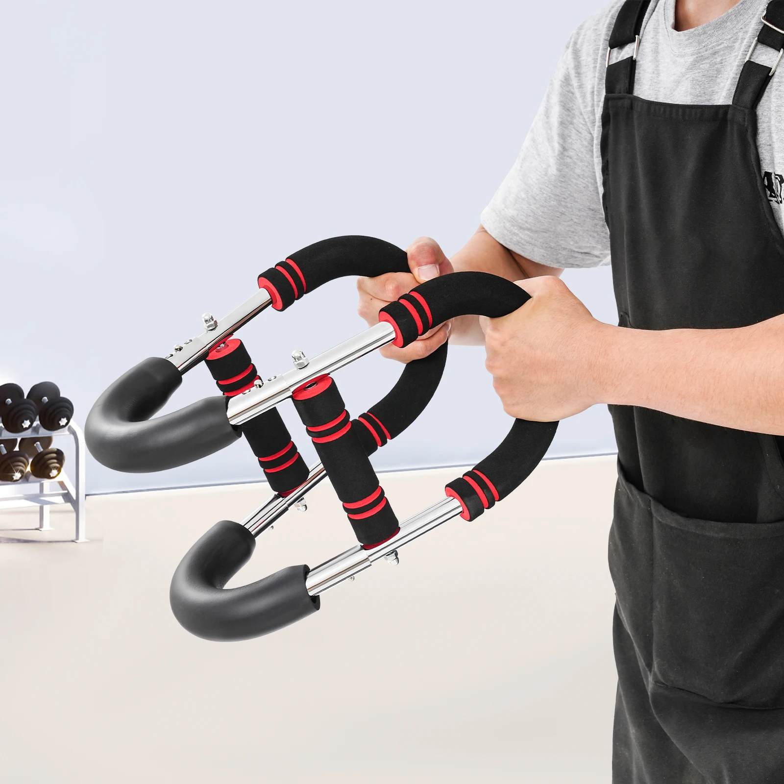 Arm Exerciser W/ 5 Adjustable Tension Levels(66 Lbs, 77 Lbs, 88 Lbs, 99 Lbs, 110 Lbs), Engages Multiple Muscle Groups for Adult
Arm Exerciser W/ 5 Adjustable Tension Levels(66 Lbs, 77 Lbs, 88 Lbs, 99 Lbs, 110 Lbs), Engages Multiple Muscle Groups for Adult