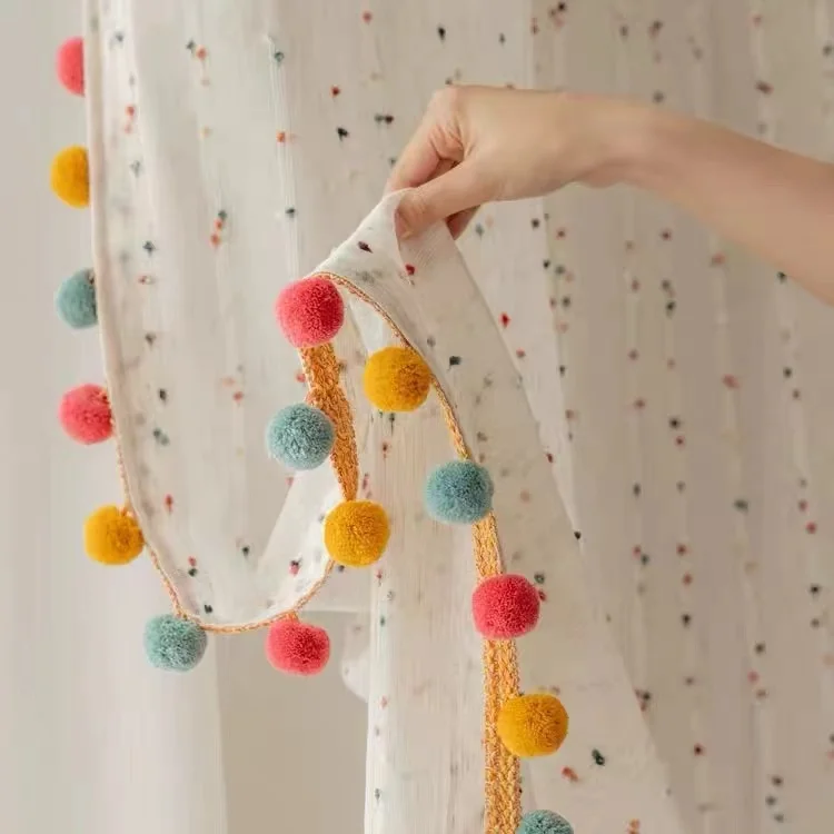 European-style Lace Tassel Fringe Hair Ball Curtain Sofa Tablecloth Accessories Lace Trim Diy Pompom Decoration
European-style Lace Tassel Fringe Hair Ball Curtain Sofa Tablecloth Accessories Lace Trim Diy Pompom Decoration