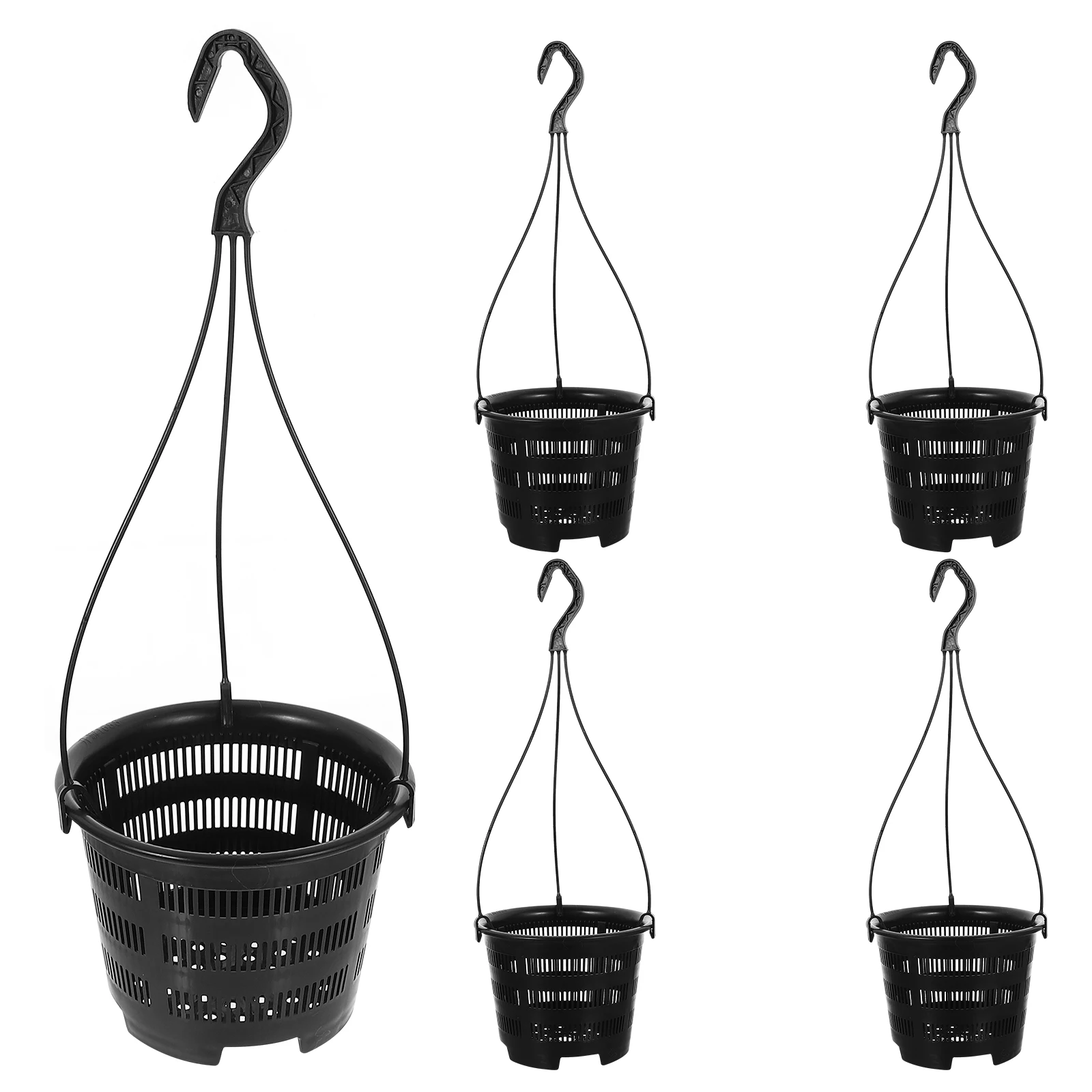 5 Sets Hanging Flowerpot Outdoor Plastic Planters for Orchids Succulent Balcony Decoration Modern Elegant Space Saving Practical
5 Sets Hanging Flowerpot Outdoor Plastic Planters for Orchids Succulent Balcony Decoration Modern Elegant Space Saving Practical