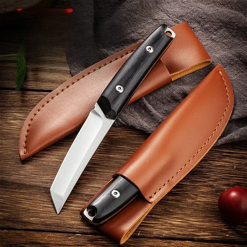 Outdoor Straight Knife Stainless Steel Blade with Knife Cover, Travel Camping Unpacking and Cutting Tool
Outdoor Straight Knife Stainless Steel Blade with Knife Cover, Travel Camping Unpacking and Cutting Tool