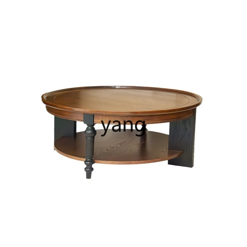 TGF Mid-Century Style All Solid Wood Round Tea Table Small Apartment White Ash Wood Vintage Wabi-Sabi Living Room
TGF Mid-Century Style All Solid Wood Round Tea Table Small Apartment White Ash Wood Vintage Wabi-Sabi Living Room
