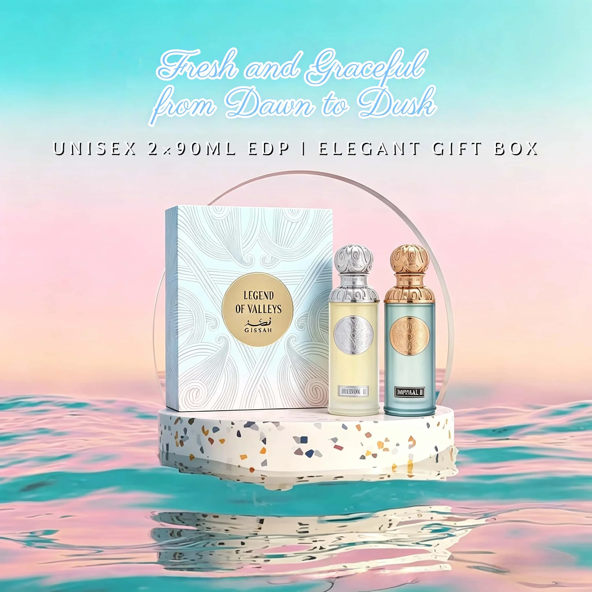 GISSAH Luxury Unisex Long Lasting Pheromone Arab Perfume Gift Set Body Spray Parfum Oriental Fragrance for Men Women
GISSAH Luxury Unisex Long Lasting Pheromone Arab Perfume Gift Set Body Spray Parfum Oriental Fragrance for Men Women
