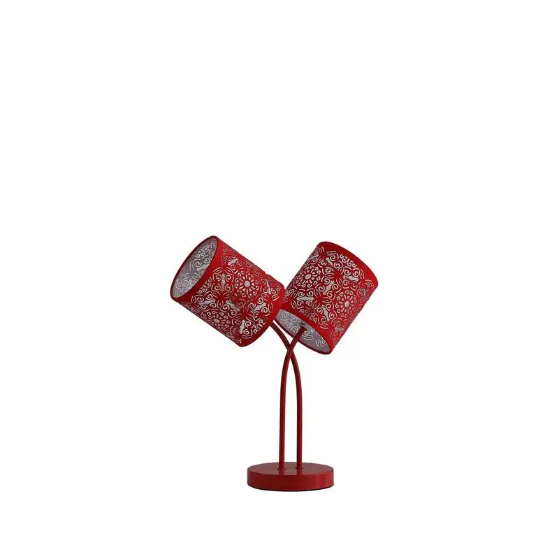 17 Inch Bohemian Paisley 2-Light Red Table Lamp
17 Inch Bohemian Paisley 2-Light Red Table Lamp