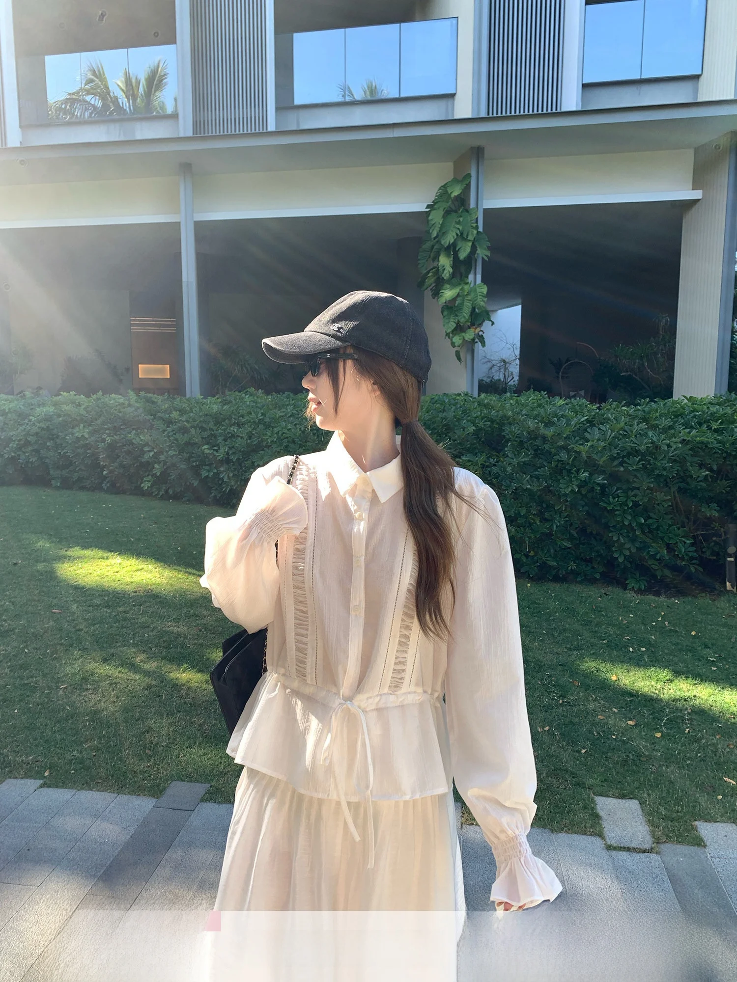 Kong Zhen Fan Lace Trim Halter Neck Dress with Belt Women's Fashion Set 2026 New Style Gathered Waist Shirt Skirt
Kong Zhen Fan Lace Trim Halter Neck Dress with Belt Women's Fashion Set 2026 New Style Gathered Waist Shirt Skirt