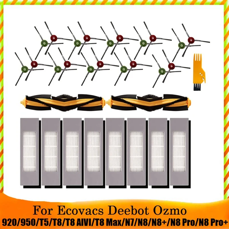 Запасные части для робота-пылесоса Ecovacs Deebot OZMO 920 950 T5 T8 T9, 31 шт.
Запасные части для робота-пылесоса Ecovacs Deebot OZMO 920 950 T5 T8 T9, 31 шт.