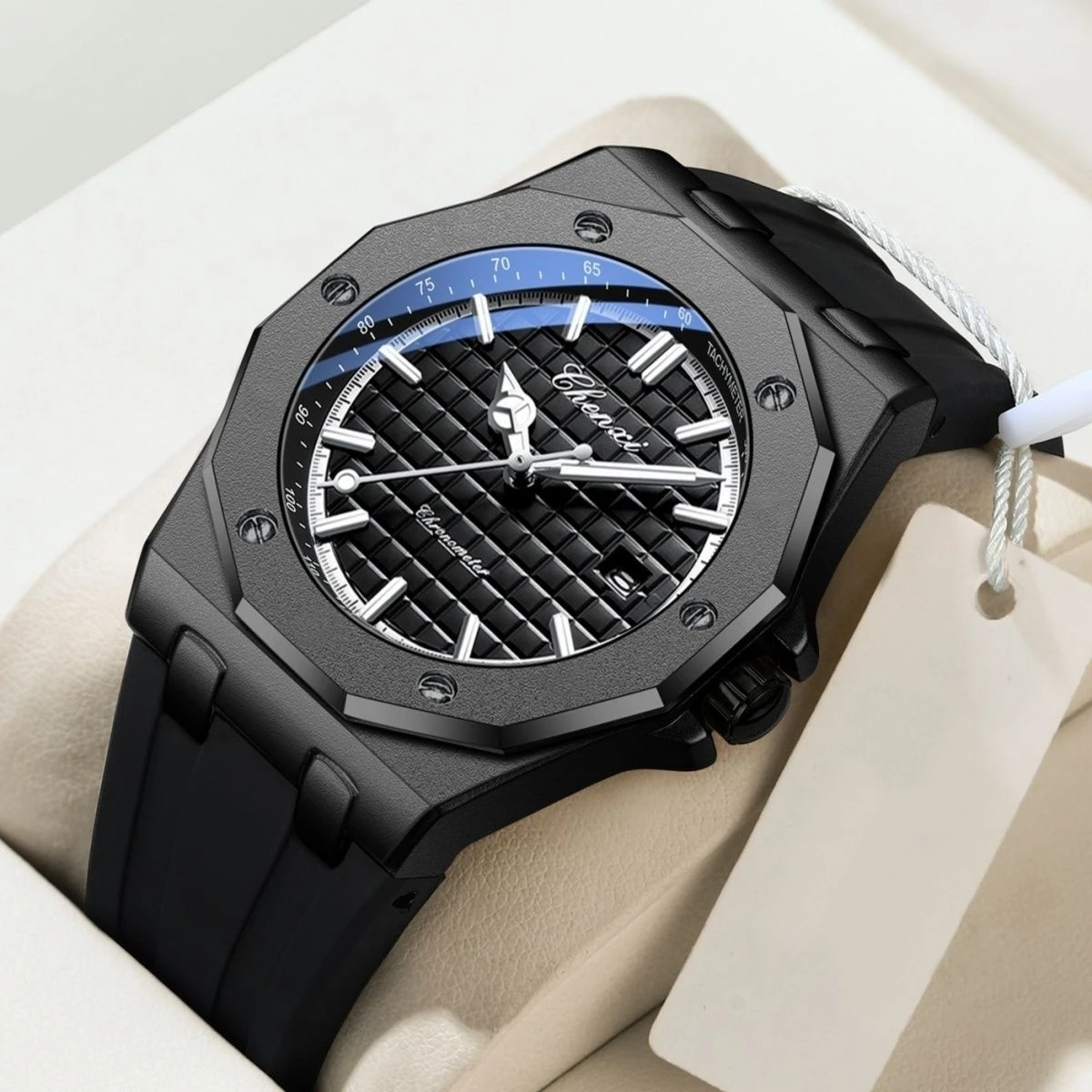 New Men's Luxury Watch, Top Brand, Compact Silicone Waterproof Calendar Luminous Men's Textured Watch Gift, Men's Watch
New Men's Luxury Watch, Top Brand, Compact Silicone Waterproof Calendar Luminous Men's Textured Watch Gift, Men's Watch