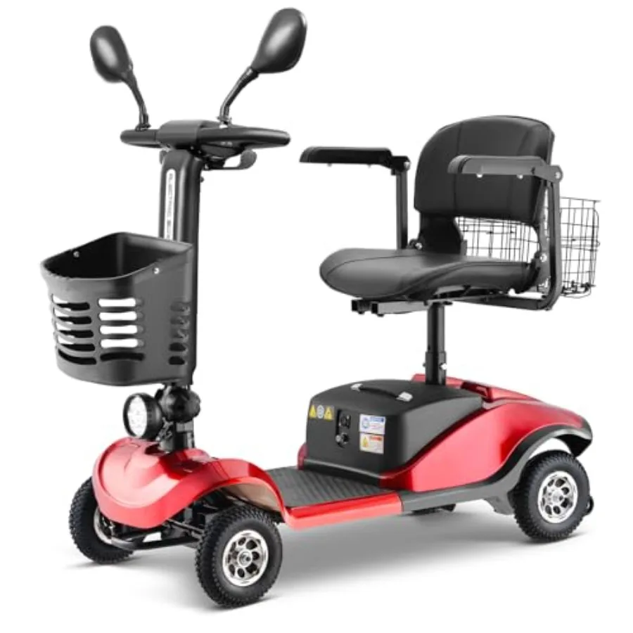 Folding Mobility Scooter for Adults: 350W All Terrain Electric Scooter, Collapsible in Seconds, 12.5 Mile Range, 265 lbs Capaci
Folding Mobility Scooter for Adults: 350W All Terrain Electric Scooter, Collapsible in Seconds, 12.5 Mile Range, 265 lbs Capaci