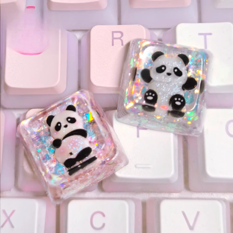 Симпатичная прозрачная персонализированная механическая клавиатура Panda Keycap
Симпатичная прозрачная персонализированная механическая клавиатура Panda Keycap