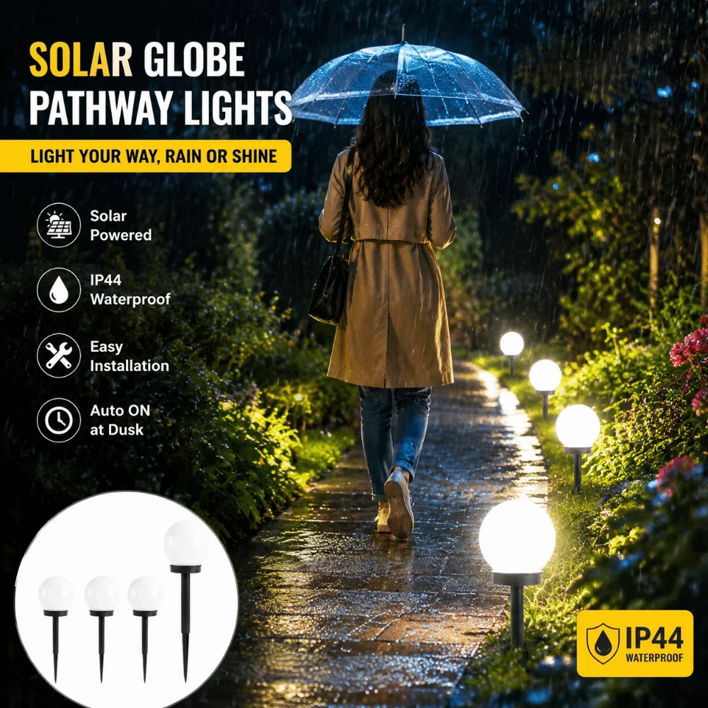 4pcs Smart Solar Powered LED Outdoor Ground Light Waterproof LED Bulb Light Solar Street Lamp LED Path Light Garden Decoration
4pcs Smart Solar Powered LED Outdoor Ground Light Waterproof LED Bulb Light Solar Street Lamp LED Path Light Garden Decoration