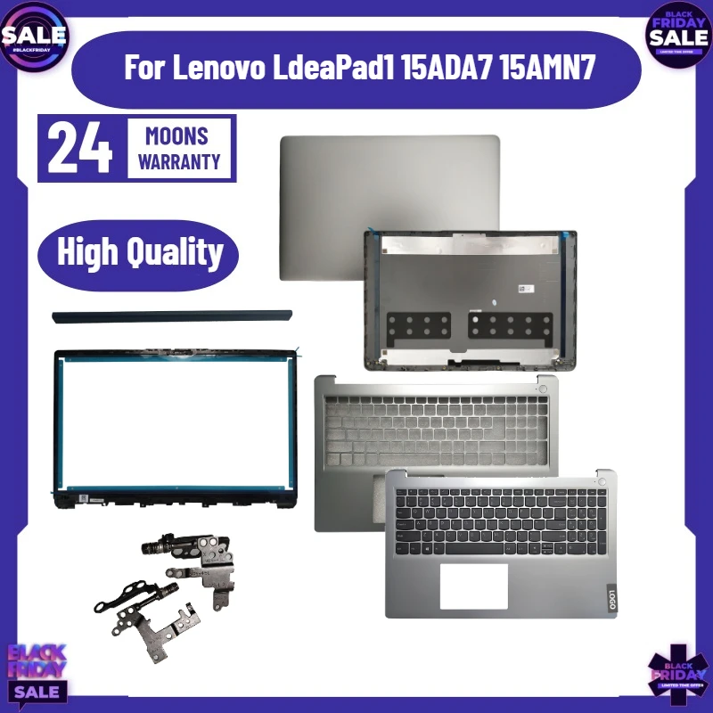 New for Lenovo LdeaPad1 15ADA7 15AMN7 Notebook Case Rear Cover Front Frame Palm Pad Hinge Cover Keyboard Bottom Cover
New for Lenovo LdeaPad1 15ADA7 15AMN7 Notebook Case Rear Cover Front Frame Palm Pad Hinge Cover Keyboard Bottom Cover