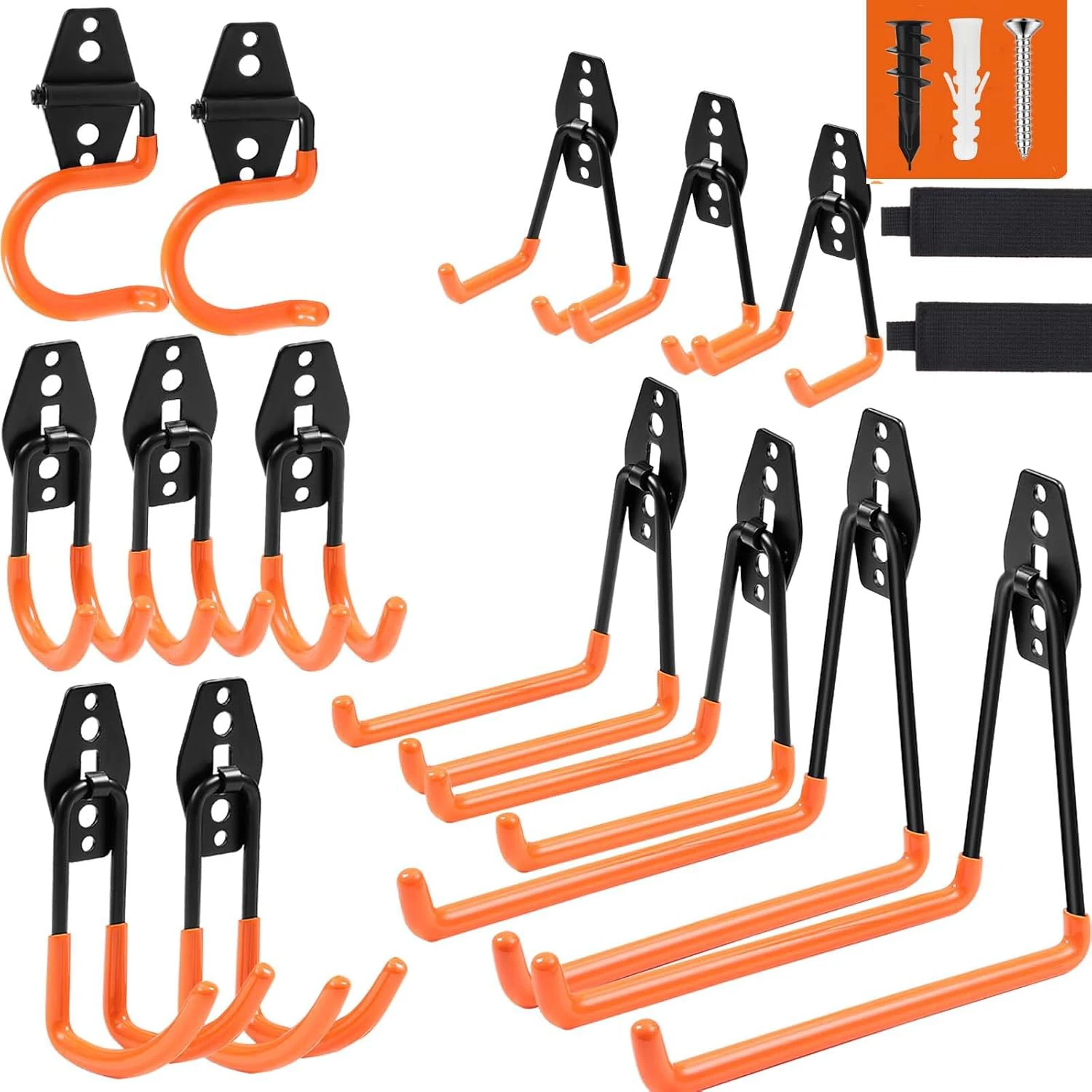 Double Heavy Duty Garage Hooks Wall Mount Garage Organization Hanger for Organizing Power Tools Ladders Bulk Bike Ladder
Double Heavy Duty Garage Hooks Wall Mount Garage Organization Hanger for Organizing Power Tools Ladders Bulk Bike Ladder