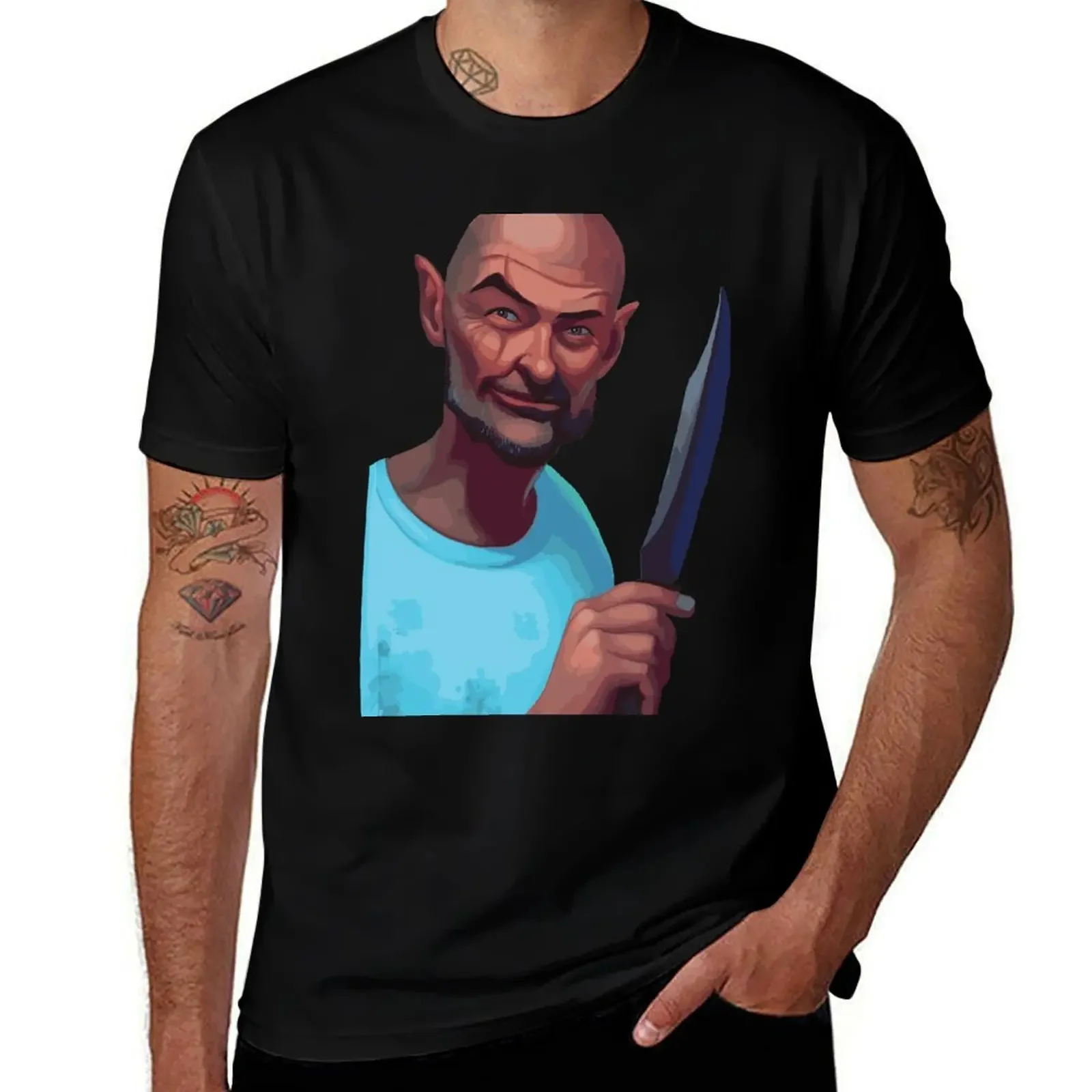 Lost John Locke portrait T-Shirt baggy shirts Anime t-shirt topping customizeds t shirt for men 
Lost John Locke portrait T-Shirt baggy shirts Anime t-shirt topping customizeds t shirt for men