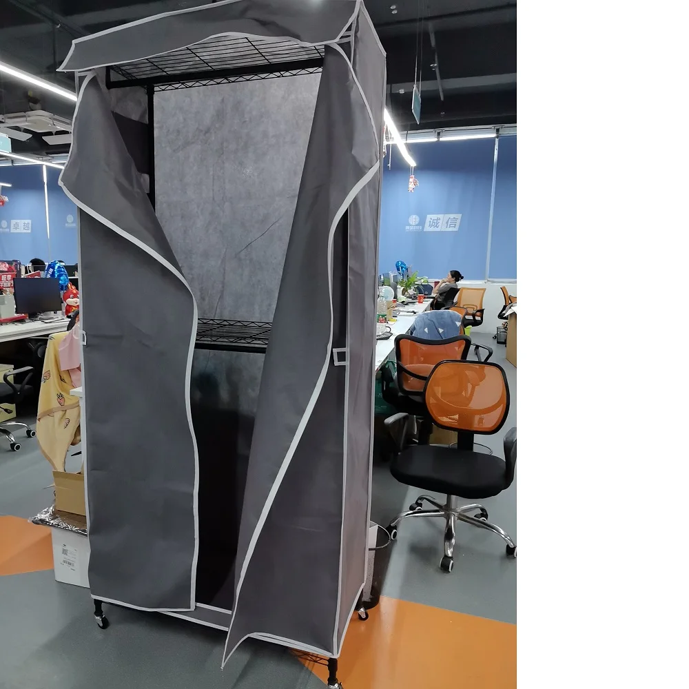 Rolling Clothes Organizer with Wheels Multifunctional Portable Storage Closet with Cover for Coats Shirts Dress
Rolling Clothes Organizer with Wheels Multifunctional Portable Storage Closet with Cover for Coats Shirts Dress