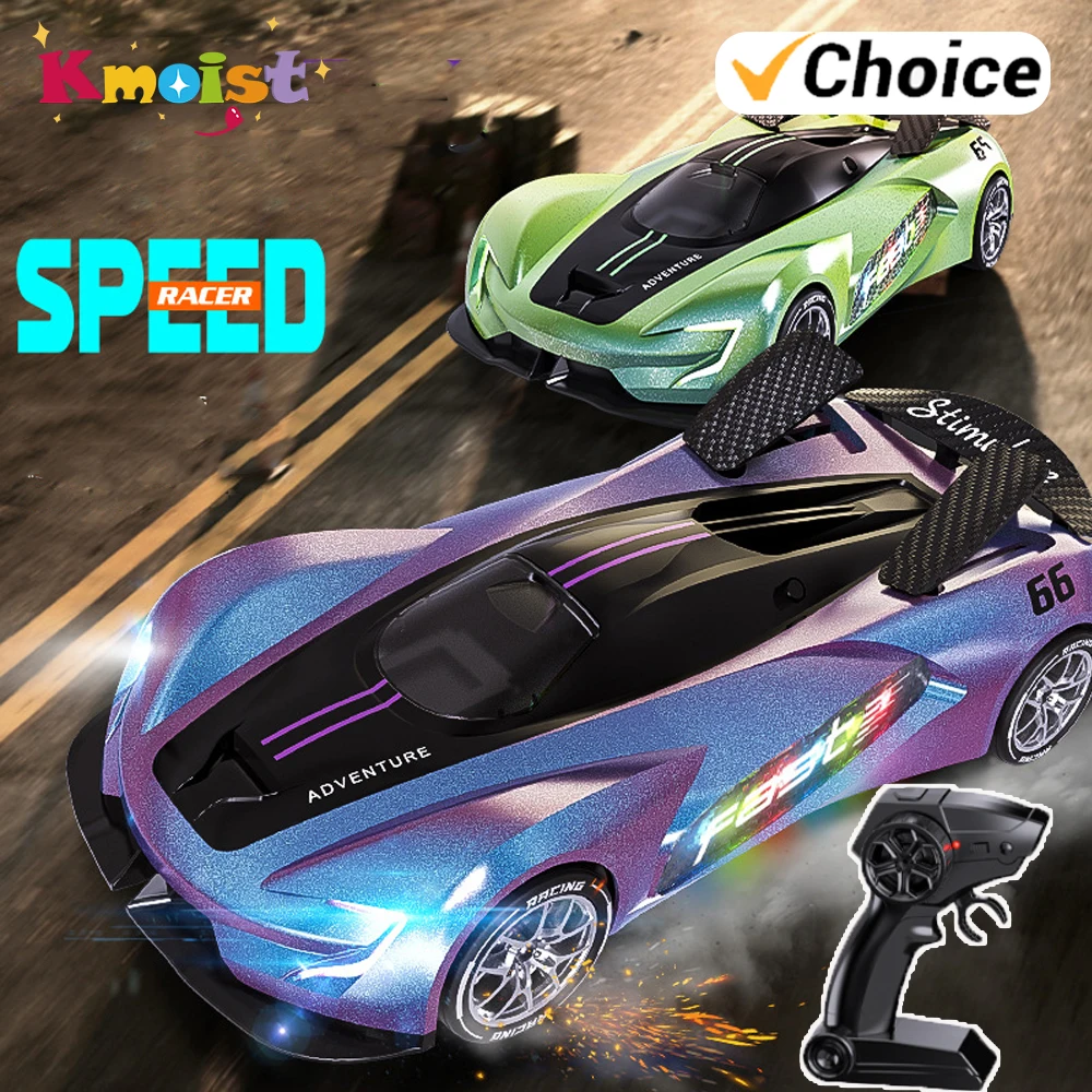 RC Car 2.4G 20km/h High-speed Drift Sports Cars with Light Music Racing Car Eletric Vehicle Model Toys for Boys Kids Xmas Gifts
RC Car 2.4G 20km/h High-speed Drift Sports Cars with Light Music Racing Car Eletric Vehicle Model Toys for Boys Kids Xmas Gifts