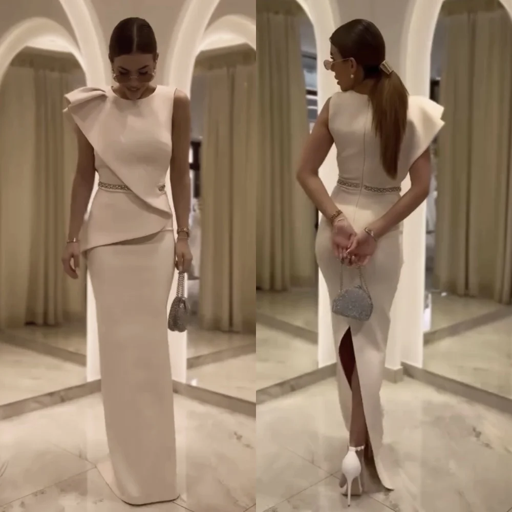 Customized Jersey Pleat Rhinestone O-Neck Chic Straight Long Dresses Bespoke Occasion Party Gown Elegant Wedding Guest Evening
Customized Jersey Pleat Rhinestone O-Neck Chic Straight Long Dresses Bespoke Occasion Party Gown Elegant Wedding Guest Evening