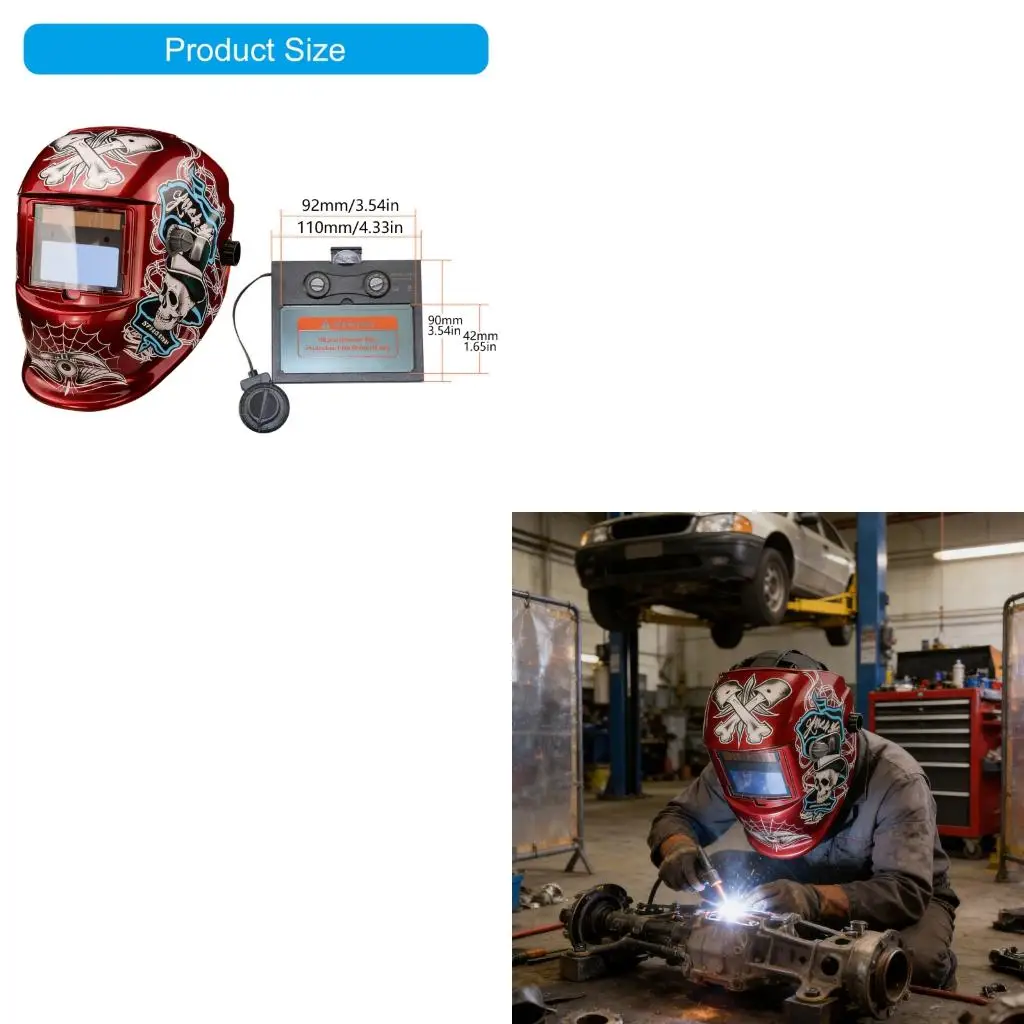 High Performances Welding Hoods With Solar Powered Automatic Lens And Lightweight Design Welding Safety Gear
High Performances Welding Hoods With Solar Powered Automatic Lens And Lightweight Design Welding Safety Gear