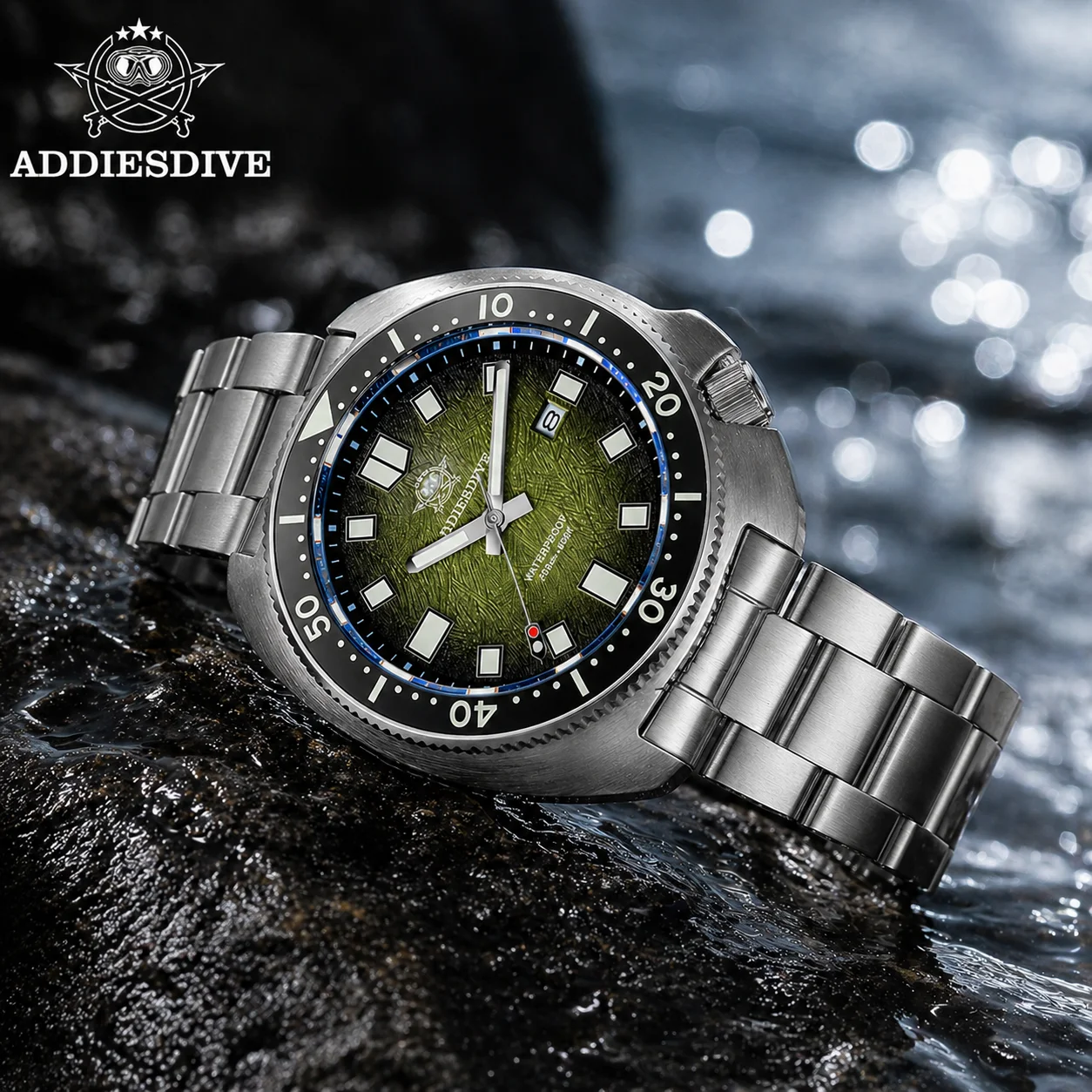 ADDIESDIVE Classic Man Watch Sapphire Mirror Japan 2115 Quartz Watches New Ceramic Bezel 200m Waterproof Diving Luminous Watch
ADDIESDIVE Classic Man Watch Sapphire Mirror Japan 2115 Quartz Watches New Ceramic Bezel 200m Waterproof Diving Luminous Watch