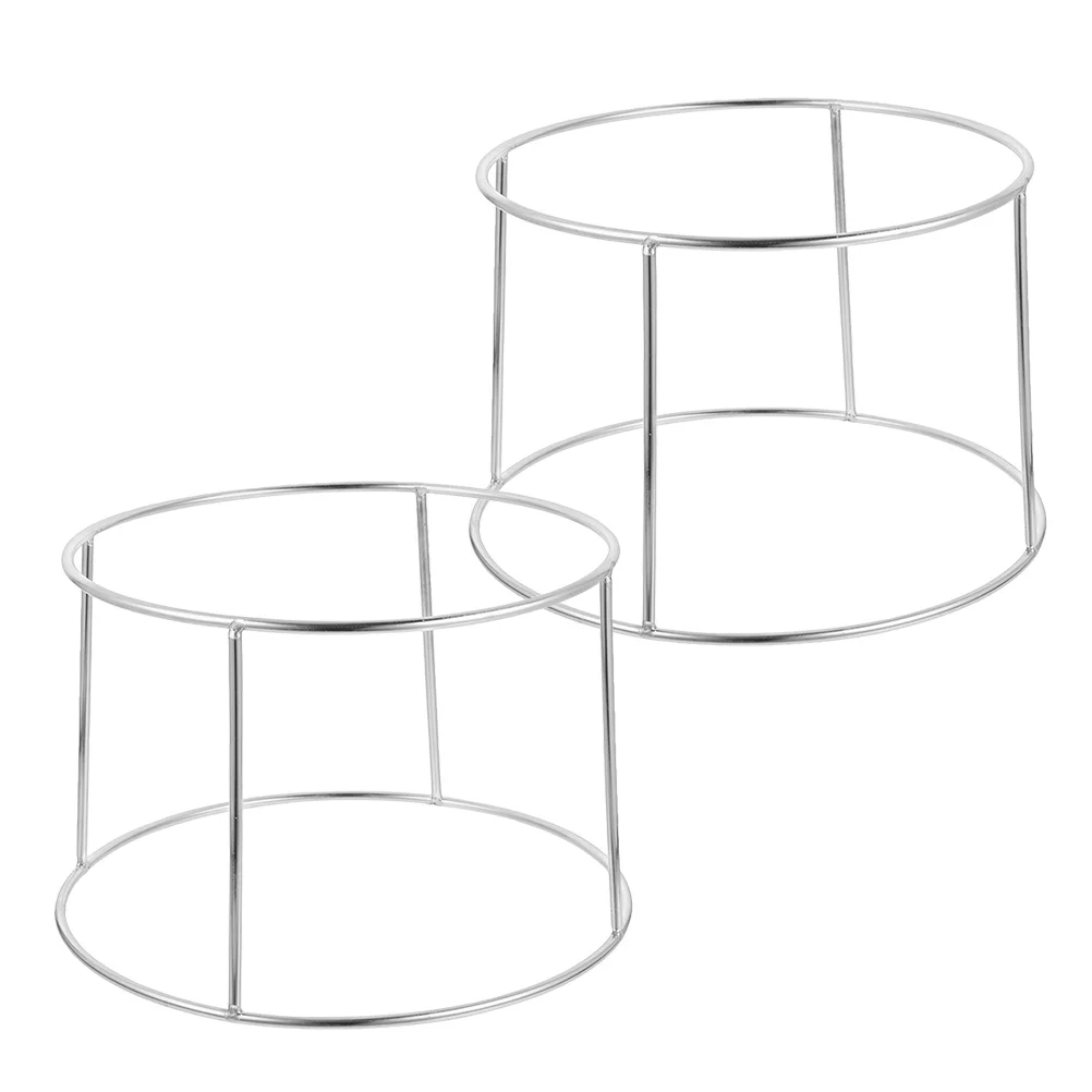 2pcs Double Layered Stainless Steel Seafood Tray Rack Plate Stand Silver Color Practical Kitchen Storage Solution
2pcs Double Layered Stainless Steel Seafood Tray Rack Plate Stand Silver Color Practical Kitchen Storage Solution